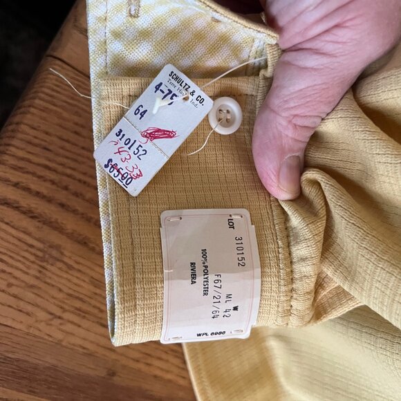 NWT 70's Butterfly Collar Polyester Light Jacket - Picture 6 of 7